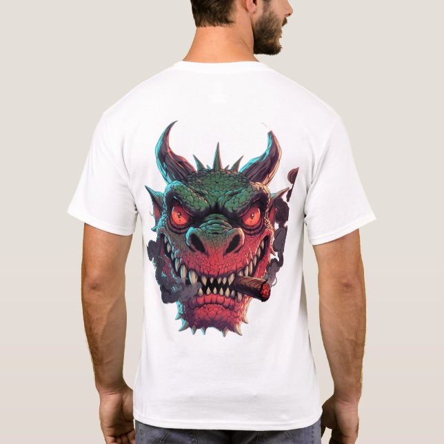 T-shirt Edgy Urban Fantasy Character graphic (Dos)