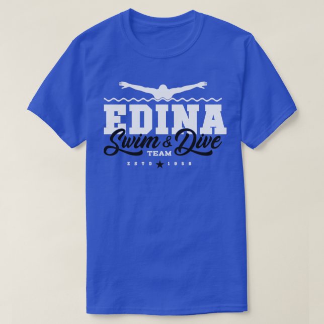 T-shirt Edina Swim Dive Team10 (Design devant)