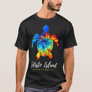 T-shirt Edisto Island South olina Tortue Tie Dye
