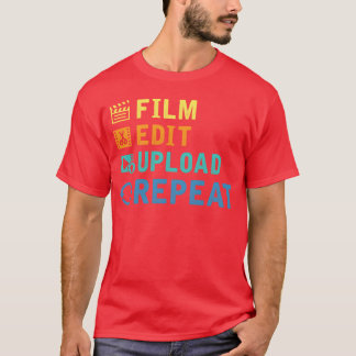 T-shirt Éditeur cinématographique Cinematographe Youtuber 