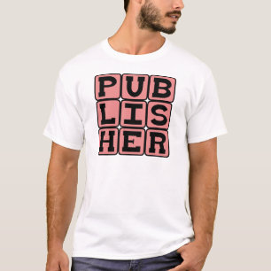 T-shirt Éditeur, fabricant de livres