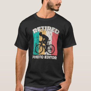 T-shirt Éditeur photo retraité