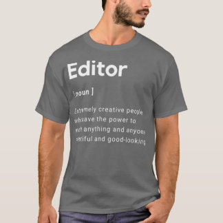 T-shirt Editeurs amusants et mignons, c'est-à-dire design