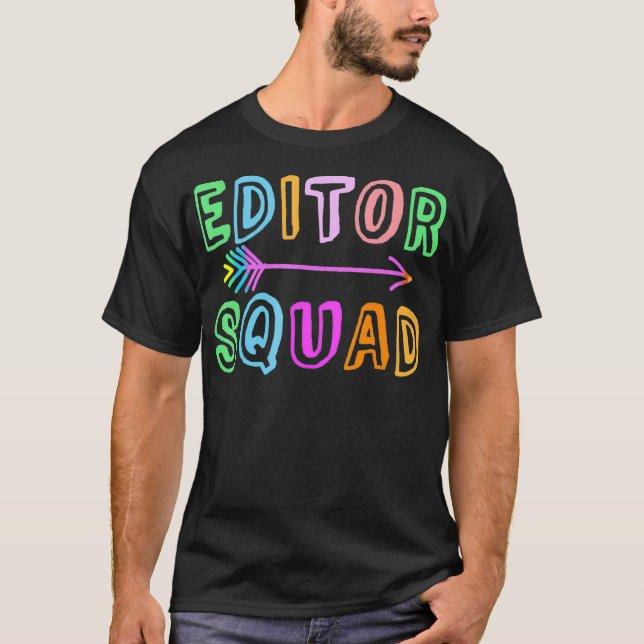 T-shirt Édition de contenu Équipe de rédaction Yearbook Cr (Devant)