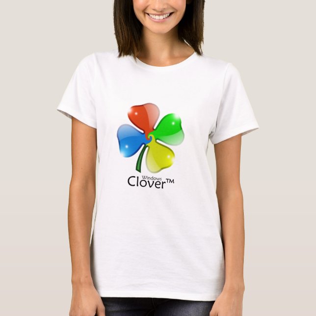 T-shirt Édition de trèfle de Windows (Devant)