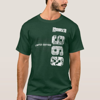 T-shirt Edition Limitée 1968 Année De Naissance Anniversai