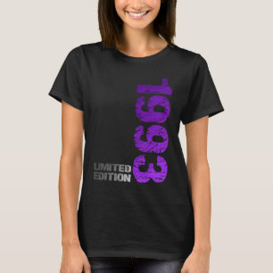 T-shirt Edition limitée 1993 30e anniversaire né en 1993