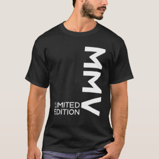 T-SHIRT ÉDITION LIMITÉE 2005 MMV ROMAN NUMÉROS 17E NAISSAN