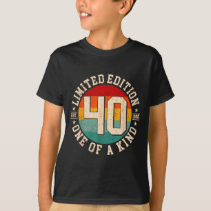 T-shirt édition limitée 40 ans vintage 1986 40 ans
