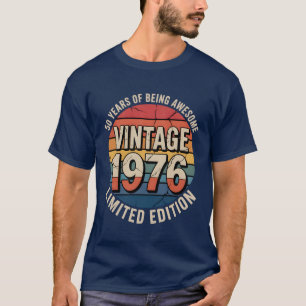 T-shirt Édition limitée année de naissance 1976