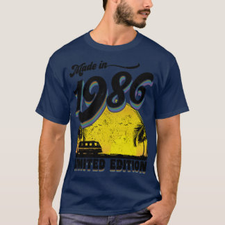 T-shirt Édition limitée fabriquée en 1986