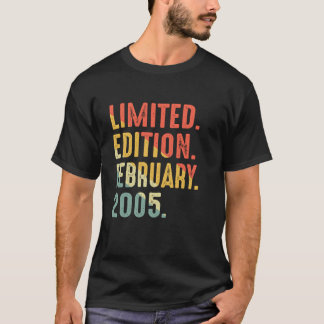 T-shirt Édition limitée février 2005 Anniversaire