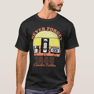 T-shirt Édition limitée Vin d'anniversaire 1985 à ne jamai