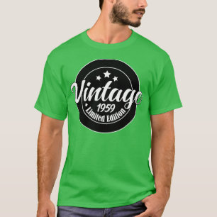 T-shirt Edition limitée Vintage 1959 anniversaire 64e anni
