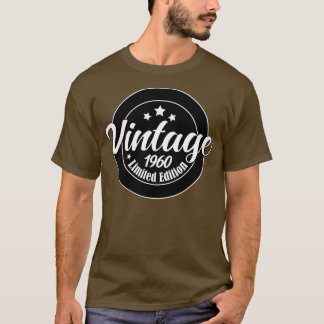 T-shirt Edition limitée Vintage 1960 anniversaire 63e anni