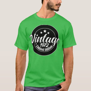 T-shirt Edition limitée Vintage 1972 anniversaire 51e anni