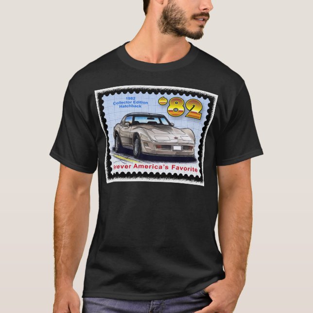 T-shirt Edition spéciale 1982 Corvette (Devant)