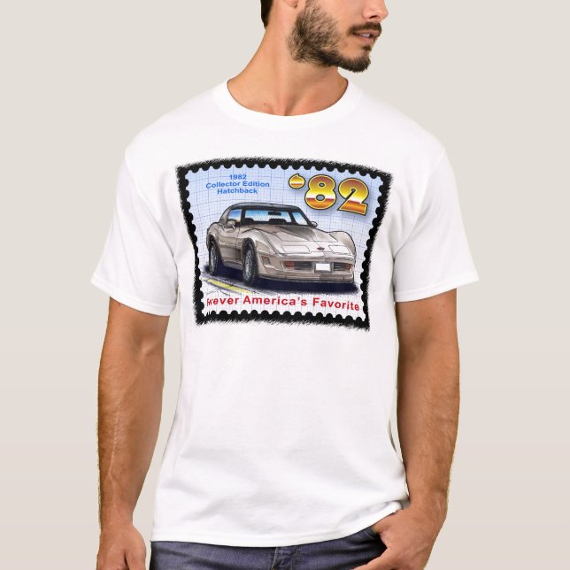 T-shirt Edition spéciale 1982 Corvette (Devant)