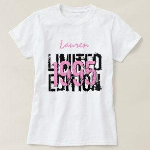 T-shirt édition V04 21ème ou d'Any Year Birthday 1995