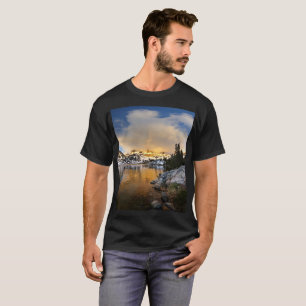 T-shirt Ediza Lake Sunset - Sierra Nevada Mounts