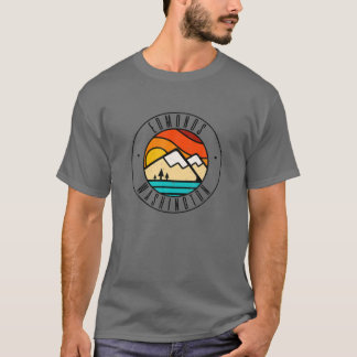 T-shirt Edmonds minimalistes en plein air Washington WA