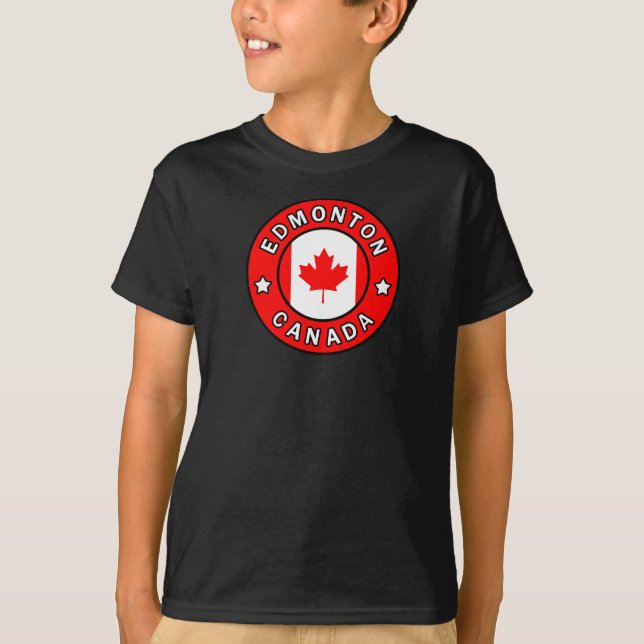 T-shirt Edmonton Canada (Devant)