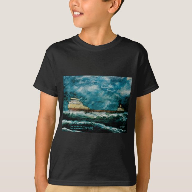 T-shirt Edmund Fitsgerald 1996 avec le texte (Devant)