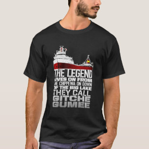 T-shirt Edmund Fitzgerald On Appelle Gitche Gumee