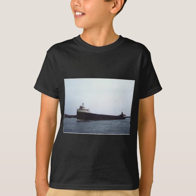 T-shirt Edmund Fitzgerald sur la rivière de St Clair (Devant)