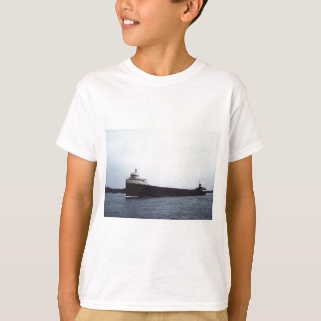 T-shirt Edmund Fitzgerald sur la rivière de St Clair (Devant)