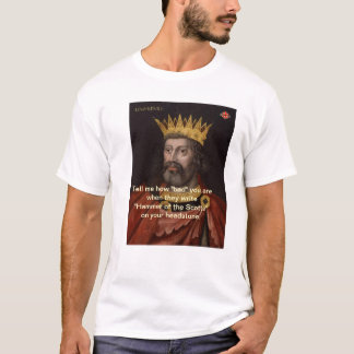T-shirt Edouard I : Marteau de la chemise de Scotts