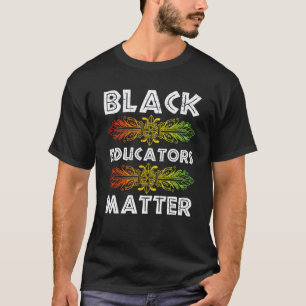 T-shirt Éducateur noir enseignant Afro-Américain Histoire