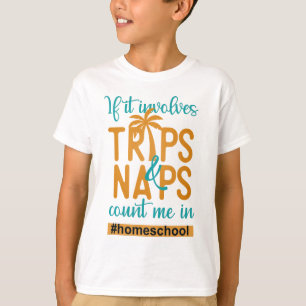 T-shirt Éducation à la maison - Si elle implique le nombre