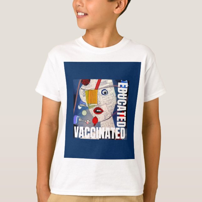 T-shirt Éducation à la vaccination (Devant)
