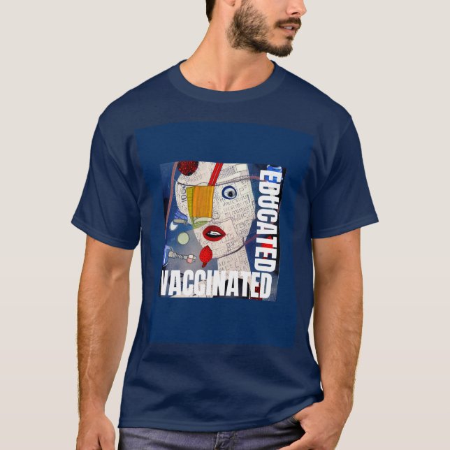 T-shirt Éducation à la vaccination (Devant)