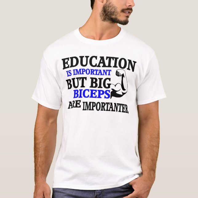 T-shirt Éducation drôle (Devant)
