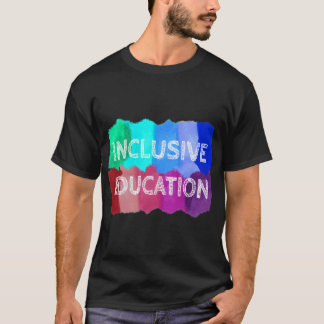 T-shirt Éducation inclusive peinture garçon