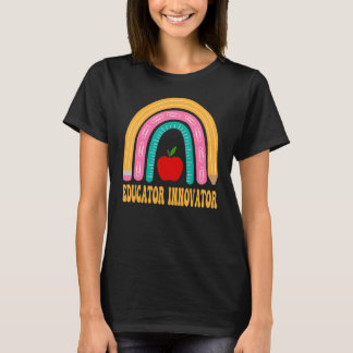 T-shirt Educator Innovator Rainbow Cute Back To School App