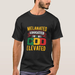 T-shirt Éduqué par fusion et DIEU élevé