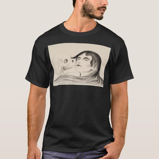 T-shirt Edvard Munch Le Baiser De La Mort (Devant)