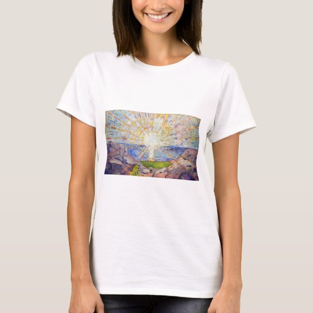 T-shirt Edvard Munch - Le Soleil 1911 (Devant)