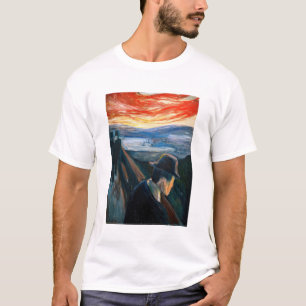 T-shirt Edvard Munch - Maladie d'humeur au coucher du sole