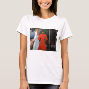 T-shirt Edvard Munch - Rouge et Blanc