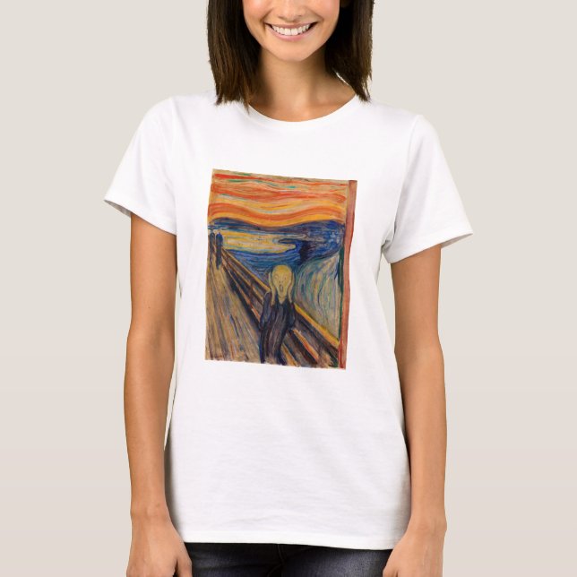 T-shirt Edvard Munch - The Scream 1893 (Devant)