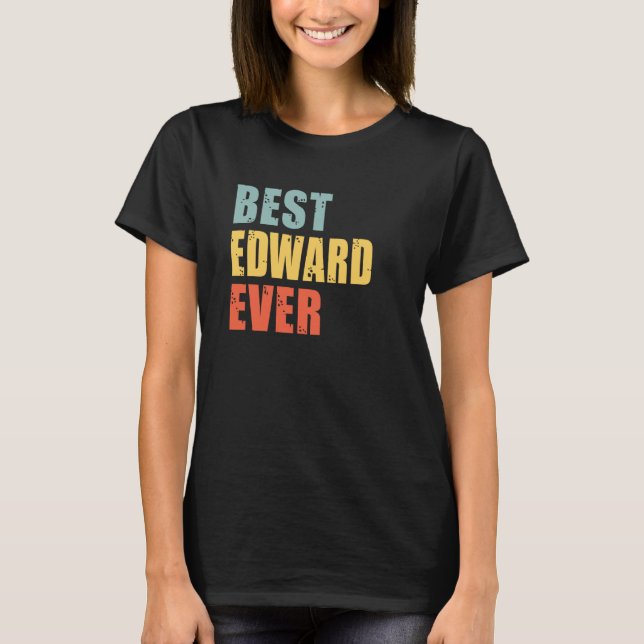 T-shirt Edward Best Ever Edward (Devant)