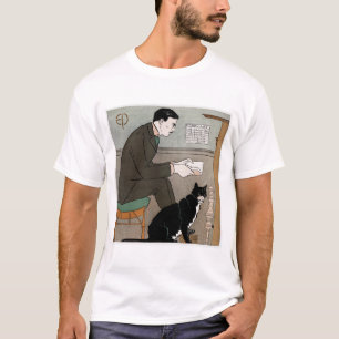 T-shirt Edward Penfield Self-Portrait (1898) par Edward Pe