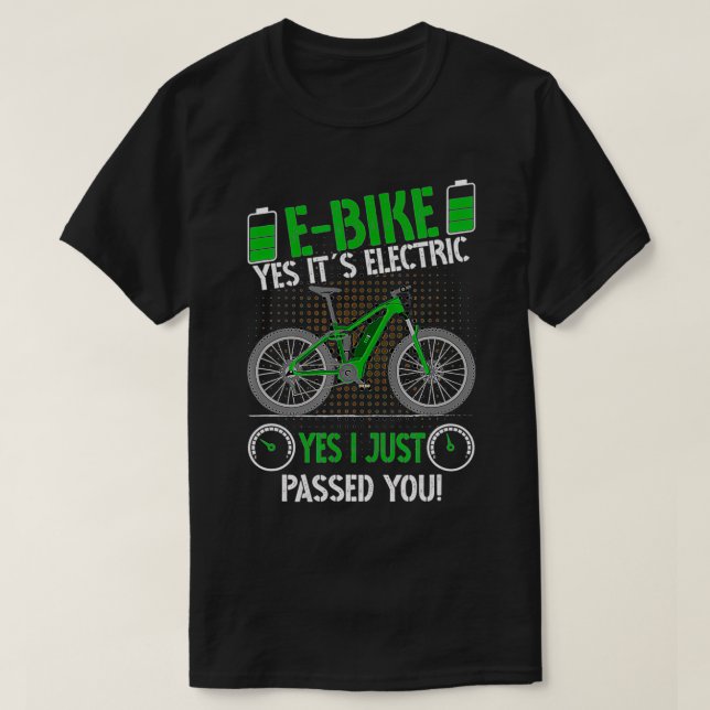 T-shirt Eeke Oui C'est électrique Je viens de vous passer  (Design devant)
