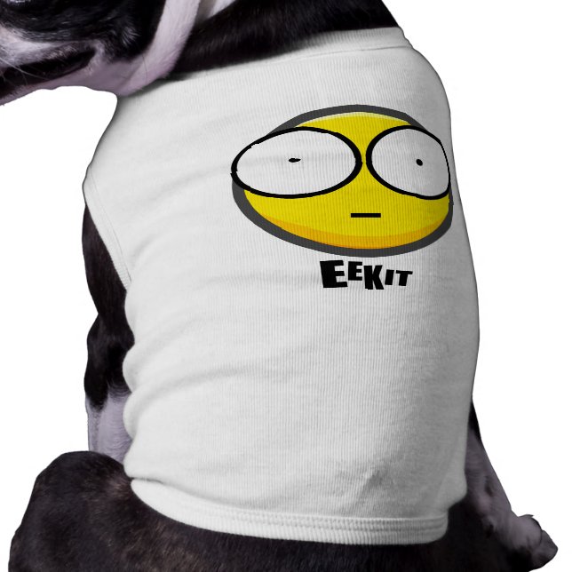 T-shirt EEKit "original" (Chemise blanche pour animaux de  (Dos)