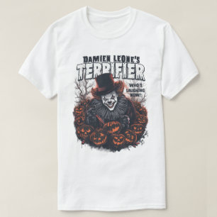T-shirt Eerie Halloween Horror Clown Illustration Imprimer