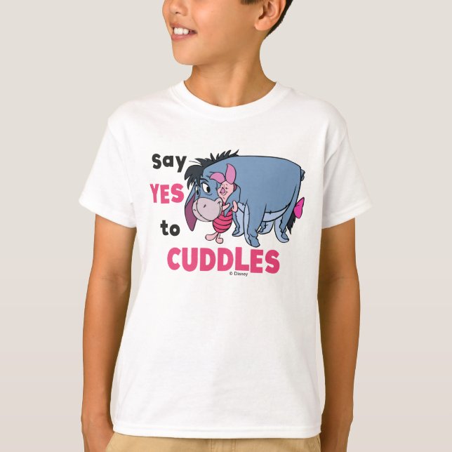 T-shirt Eeyore| Dites oui aux bouddhistes (Devant)